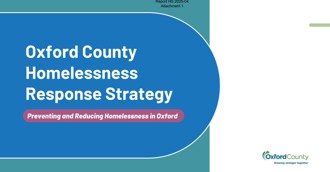 Homelessness Response Strategy
